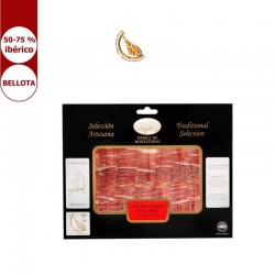 Jamón de Bellota cortado a...