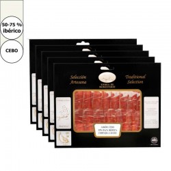 Jamón de Cebo de Monesterio loncheado a mano