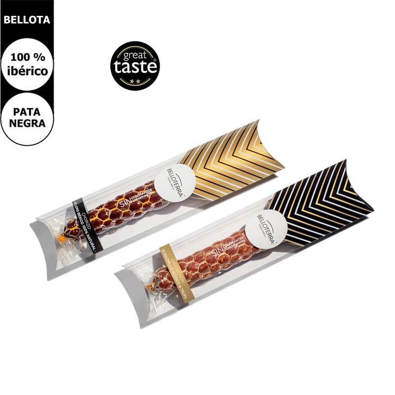 Salchichón de Solomillo ibérico con Trufa y Chorizo de Lomo ibérico